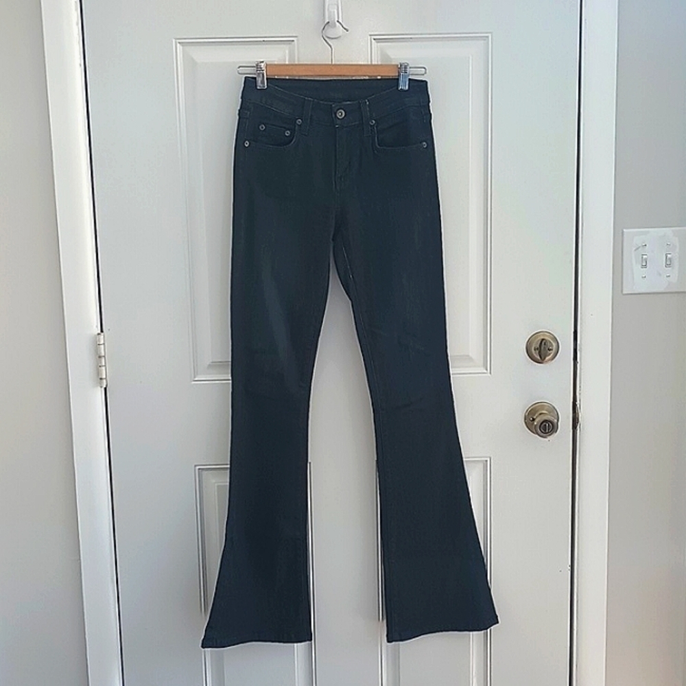 Carmar dark wash flare denim jeans size 25 in really good used condition